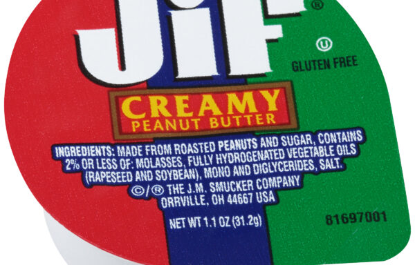JIF 1.1 OUNCE PORTION CONTROL PEANUT BUTTER 120 COUNT