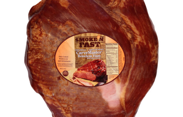 Smithfield CarveMaster Applewood Ham with Natural Juices, Gold Medal, 2/7.65 lb, Random Weight