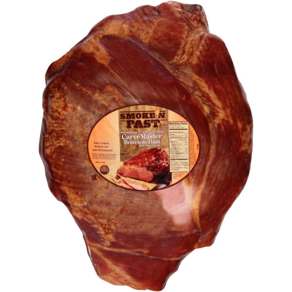 Smithfield CarveMaster Applewood Ham with Natural Juices, Gold Medal, 2/7.65 lb, Random Weight