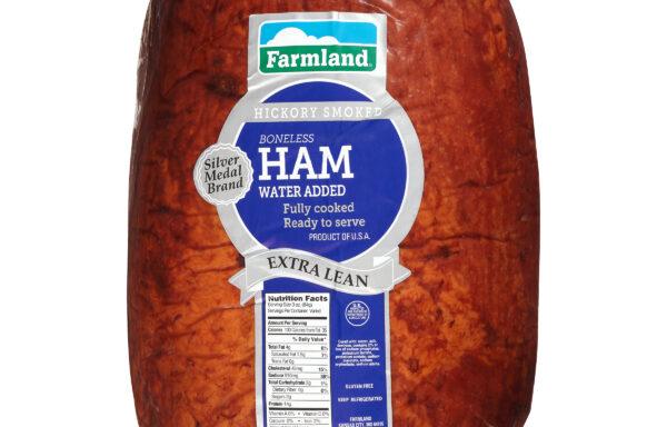 Smithfield Boneless Round Ham, Silver Medal, Water Added, 2/13 lb, Random Weight