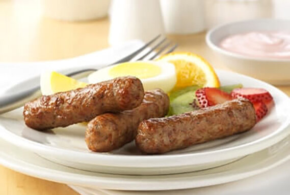 All Natural Pork Sausage Links, Mild, Skinless, CN, 1.oz., 1/10 lb., Fully Cooked , Certified Gluten- Free