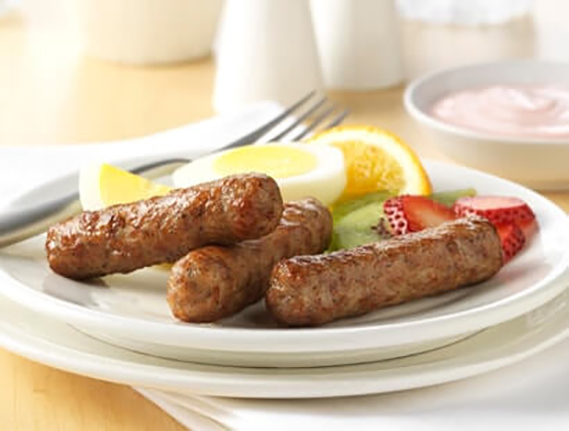 All Natural Pork Sausage Links, Mild, Skinless, CN, 1.oz., 1/10 lb., Fully Cooked , Certified Gluten- Free