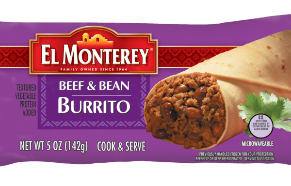 El Monterey Beef & Bean Burritos single serve 5oz