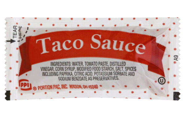 PPI Single Serve Taco Sauce, 9 gr. Packets (Pack of 200)