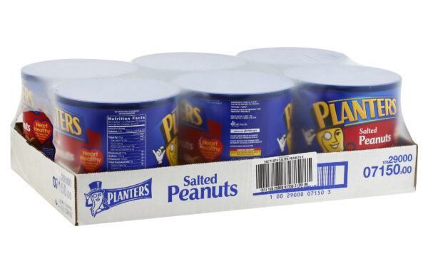PLANTERS Peanuts Salted 6-Pack, 21 LB, [HRL Alternate ID: 123199]
