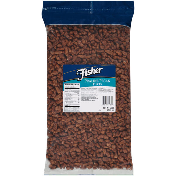 5 POUND FISHER PRALINE PECAN PIECES