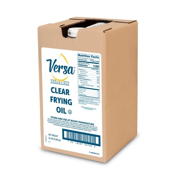 Versa Essentials Clear Liquid Fry Shortening 35 Lb. Jug in Box