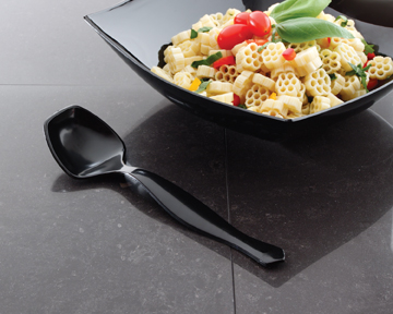 Essentials 8.5″ Salad Spoon Black