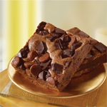 BROWNIE, FABULOUS CHOCOLATE CHUNK 18 SLICE TRAY PACK FROZEN