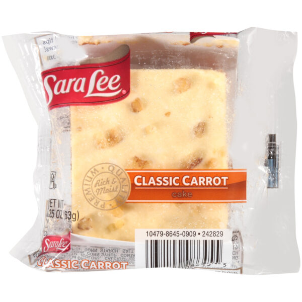 Sara Lee Individually Wrapped Cake Slice Iced Carrot 24ct/2.25oz