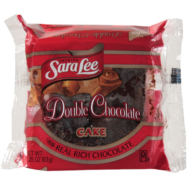 Sara Lee Individually Wrapped Cake Slice Iced Double Chocolate 24ct/2.25oz