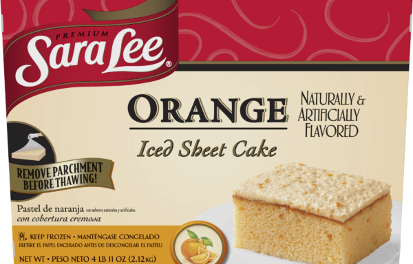Sara Lee Classic Iced Sheet Cake 12×16 Orange 4ct/75oz