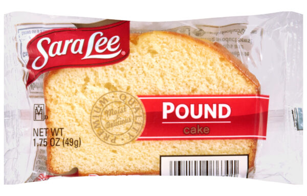 Sara Lee Individually Wrapped Cake Slice Pound Cake 24ct/1.75oz