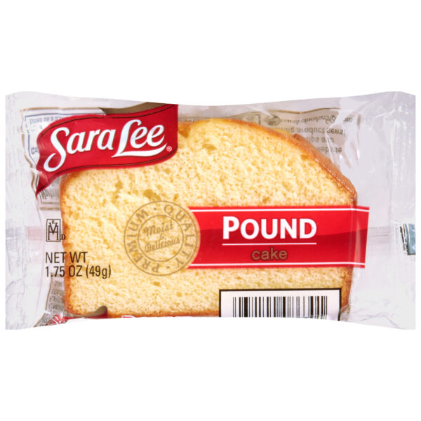 Sara Lee Individually Wrapped Cake Slice Pound Cake 24ct/1.75oz