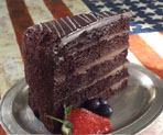 CAKE, CHOCOLATE BIG 14 SLICE 5 LAYER FROZEN