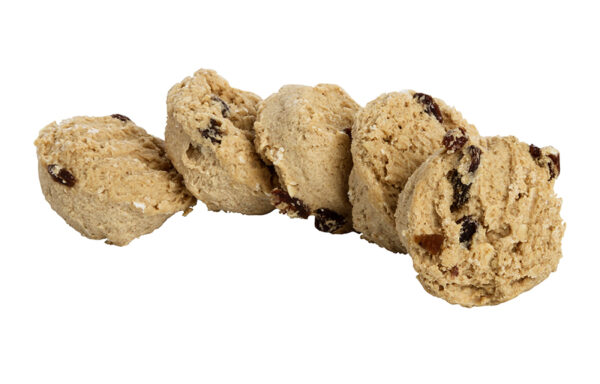 Oatmeal Raisin Frozen Cookie Dough