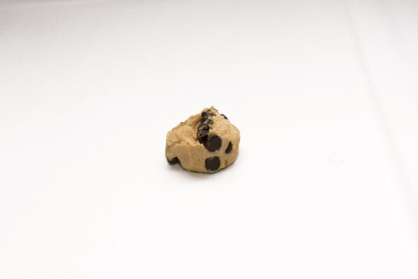 A dollop of cookie dough