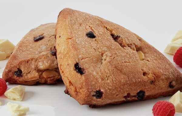 Pillsbury Frozen Scone Dough Bulk Place & Bake White Chunk Raspberry 96/3.75 OZ