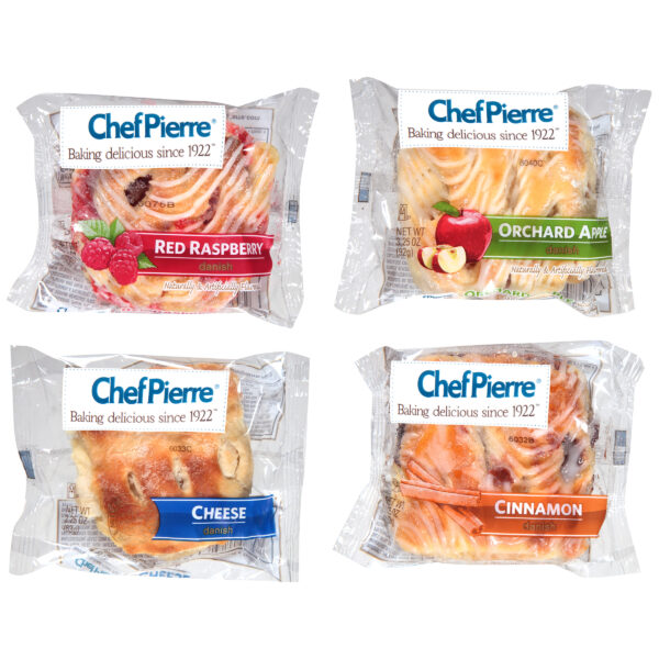 Chef Pierre Individually Wrapped Danish Variety Pack 24ct