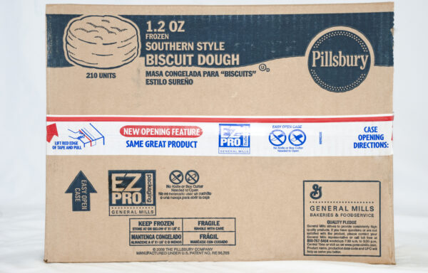 Pillsbury Frozen Biscuit Dough Bulk Southern Style 210/1.2 OZ
