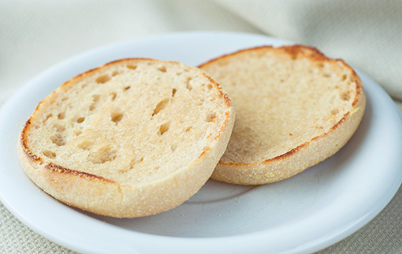 English Muffins, Whole Grain White, Sliced, 3.5″