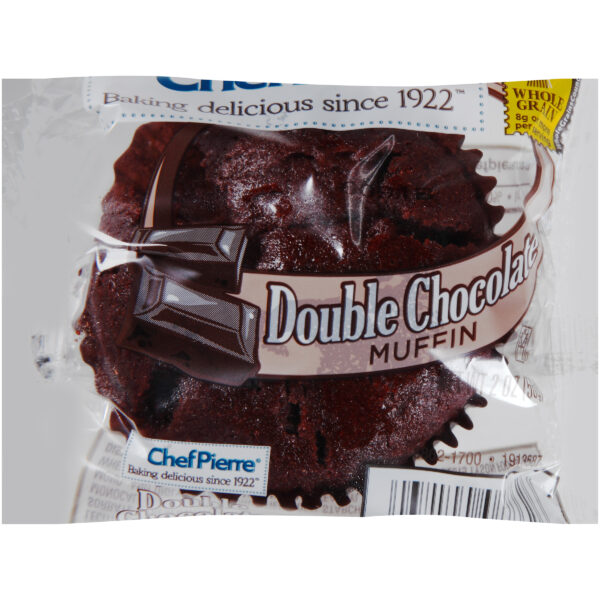 Chef Pierre Individually Wrapped Muffin 51% Whole Grain Double Chocolate 48ct/2oz