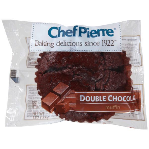 Chef Pierre Individually Wrapped Muffin Double Chocolate 24ct/4oz