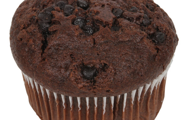 Chocolate Chocolate Chip Muffins With Chocolate Flavored Chips