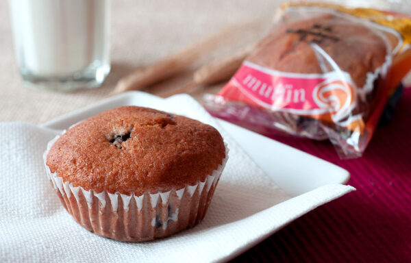 Muffins, Whole Grain, Blueberry, Reduced Fat, Individually Wrapped, Retail