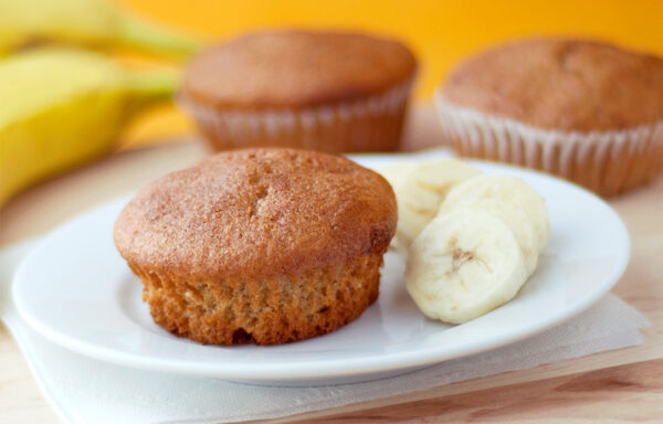 Muffins, Whole Grain, Banana, Reduced Fat, Individually Wrapped, Retail