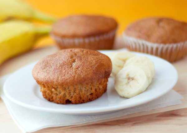 Muffins, Whole Grain, Banana, Reduced Fat, Individually Wrapped, Retail