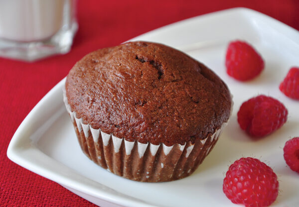 Muffins, Whole Grain, Chocolate Chocolate Chip, Reduced Fat, Individually Wrapped