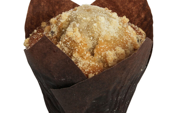 Naturally and Artificially Flavored Blueberry Crumb Cake Muffin