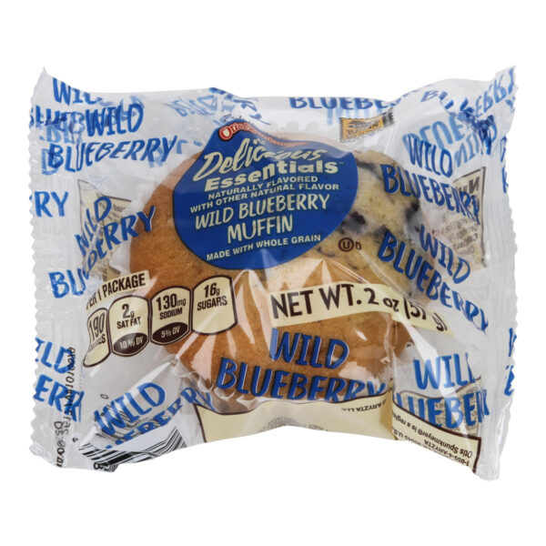 Naturally Flavored Wild Blueberry Muffin Made With Whole Grain With Other Natural Flavor