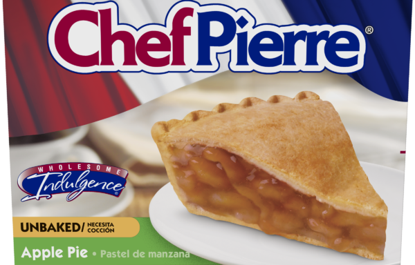 Chef Pierre Traditional Fruit Pie 10″ Unbaked No Sugar Added Apple 6ct/46oz