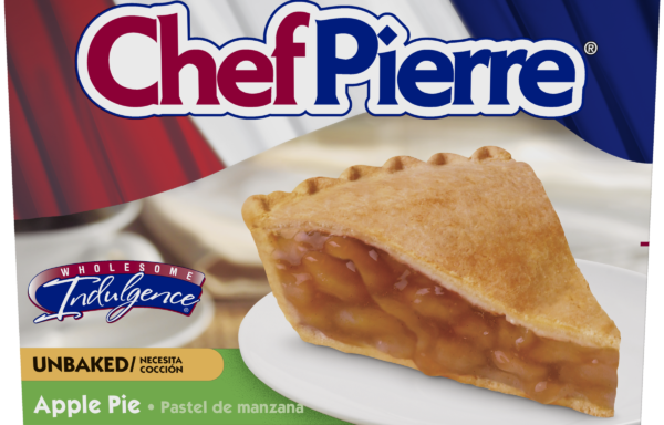 Chef Pierre Traditional Fruit Pie 10 Unbaked No Sugar Added Apple 6ct/46oz
