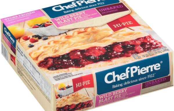 Chef Pierre Hi-Pie Premium Fruit Pie 10 Unbaked Wild Berry Blast with Zesty Lemon Crust 6ct/47oz