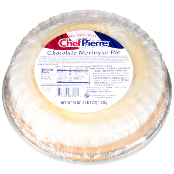 Chef Pierre Meringue Pie 10 Chocolate 6ct/38oz