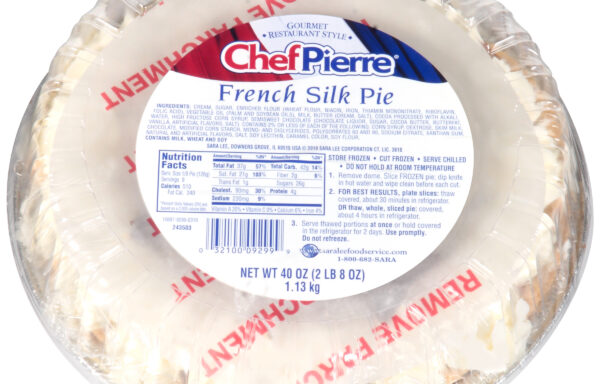 Chef Pierre Cream Pie 10″ Gourmet French Silk 4ct/40oz
