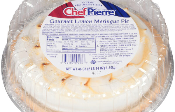 Chef Pierre Meringue Premium Pie 10″ Lemon 4ct/46oz