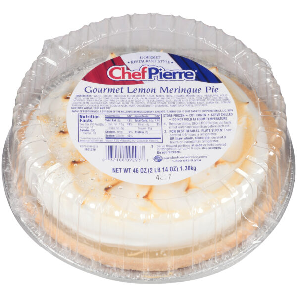 Chef Pierre Meringue Premium Pie 10 Lemon 4ct/46oz