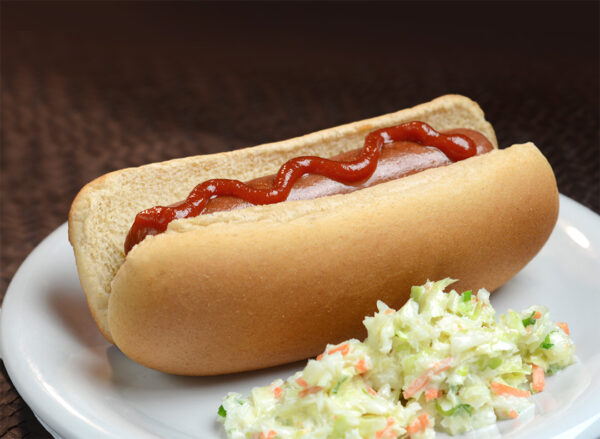 Hot Dog Buns, Whole Grain White, 6″