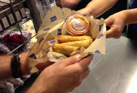 Sliced Pepperoni, Cheese, & Pizza Sauce Filled Premium Egg Roll