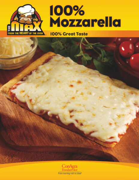 4×6 100% Mozzarella, Whole Grain, 4.65 oz, CN