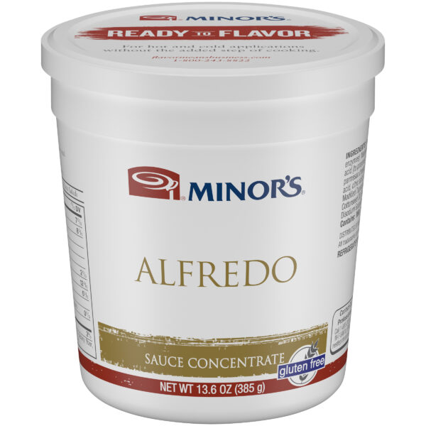 Minor’s Alfredo Sauce Concentrate Gluten Free 6 x 13.6 ounces