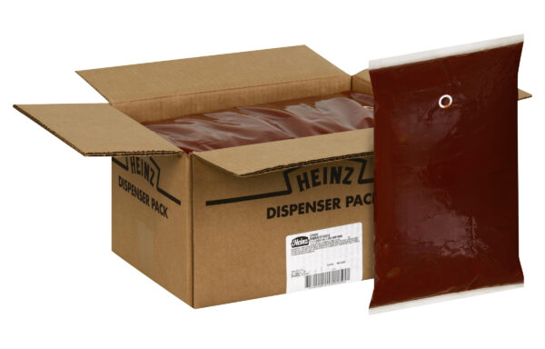 Heinz BBQ Sauce Dispenser Pack, 1.5 gal., 2 per Case