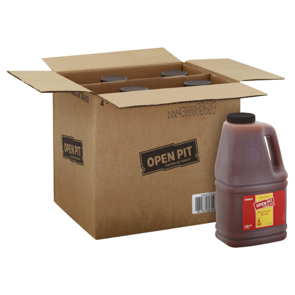 OPEN PIT Original BBQ Sauce, 1 gal. Jugs (Pack of 4)