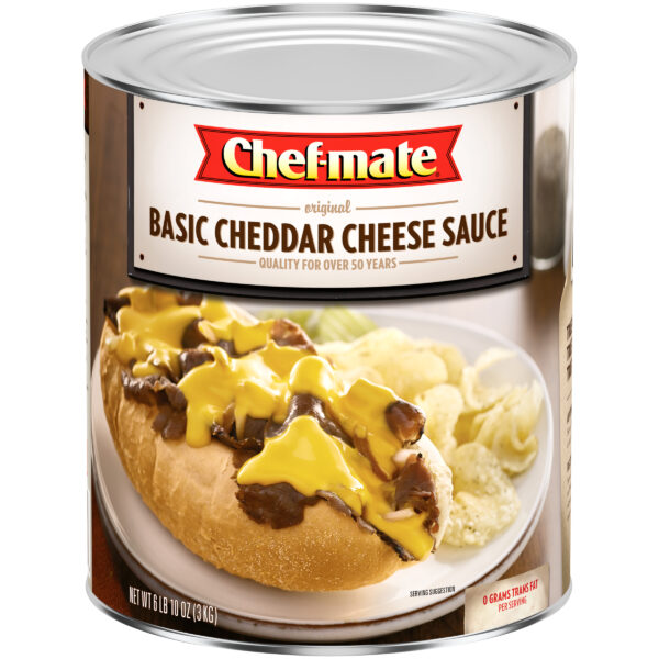 CHEF-MATE Basic Cheddar Cheese Sauce 6x106oz
