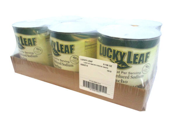 LUCKY LEAF Low Fat Nacho Cheese Sauce – 6/106 Oz Cans