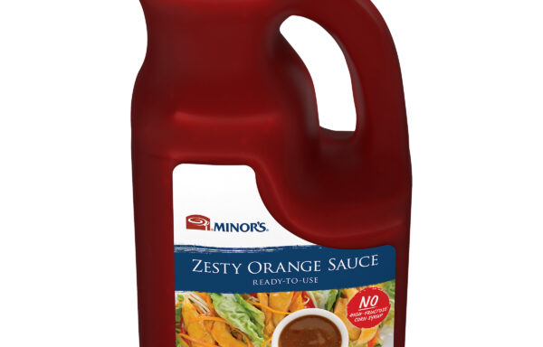 Minor’s Zesty Orange Sauce 0.5 Gallon (Pack of 4)